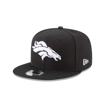 Black Denver Broncos Hat - New Era NFL 9FIFTY Snapback Caps USA5067234